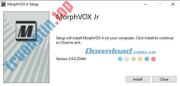 Giao&nbsp;diện&nbsp;MorphVOX&nbsp;Junior&nbsp;