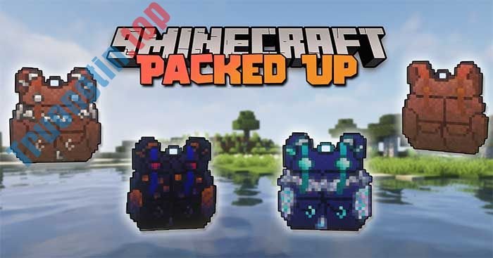 Packed Up Mod 1.17.1 giới thiệu vào Minecraft nhiều loại ba lô khổng lồ