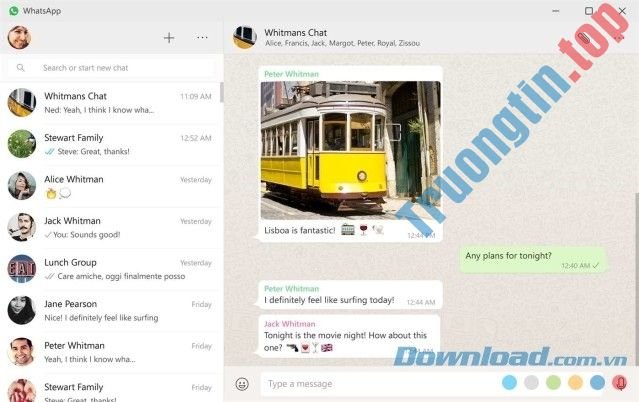 Download WhatsApp Desktop – WhatsApp cho Windows 10