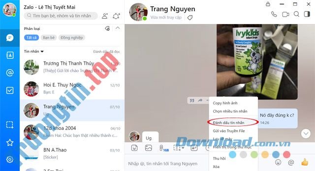 Đánh&nbsp;dấu&nbsp;tin&nbsp;nhắn&nbsp;quan&nbsp;trọng&nbsp;để&nbsp;tìm&nbsp;lại&nbsp;nhanh&nbsp;hơn