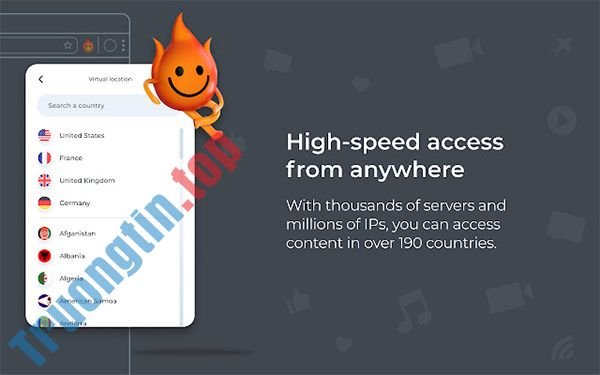 Trải nghiệm truy cập Internet tốc độ cao và an toàn cùng Hola VPN