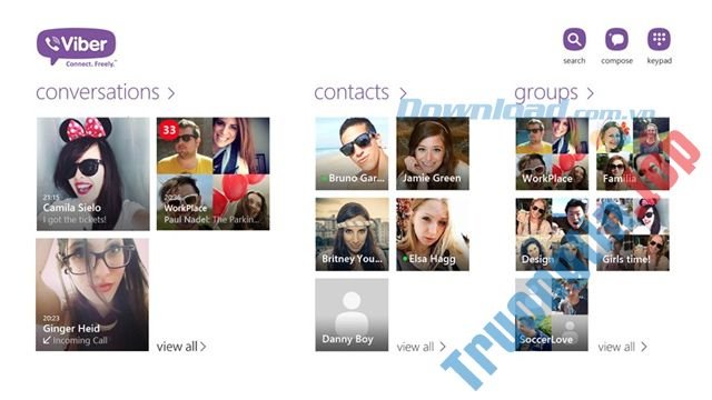 Viber cho Windows 8