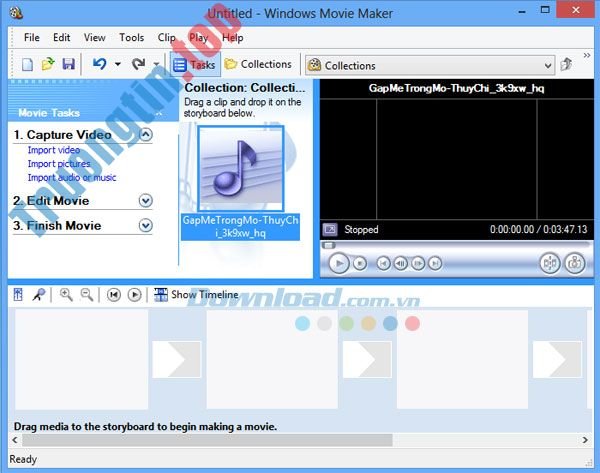 Download Windows Movie Maker – Làm phim, tạo video từ ảnh