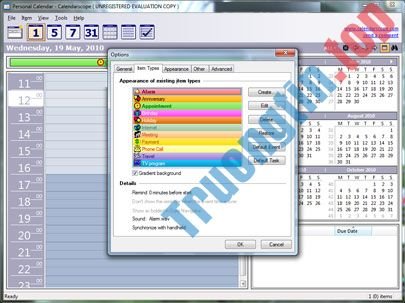 Download Calendarscope 10.0 – Phần mềm to-do-list chuyên nghiệp – Trường Tín