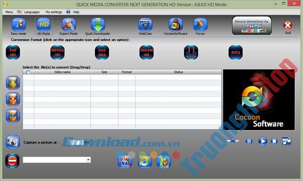 Download Quick Media Converter HD 4.8.0.5 – Chuyển đổi định dạng Video