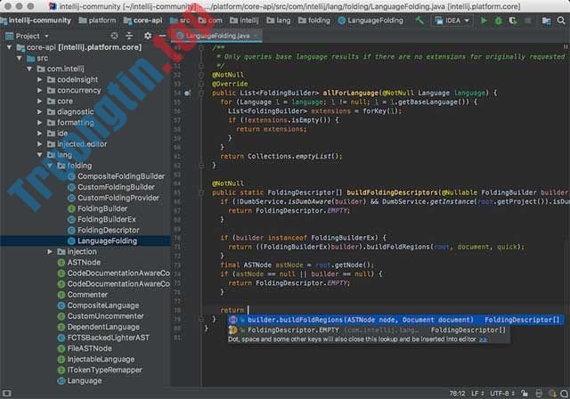 Download IntelliJ IDEA – Môi trường phát triển tích hợp cho Java – Trường Tín