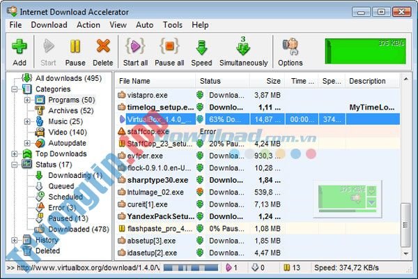 Internet Download Accelerator