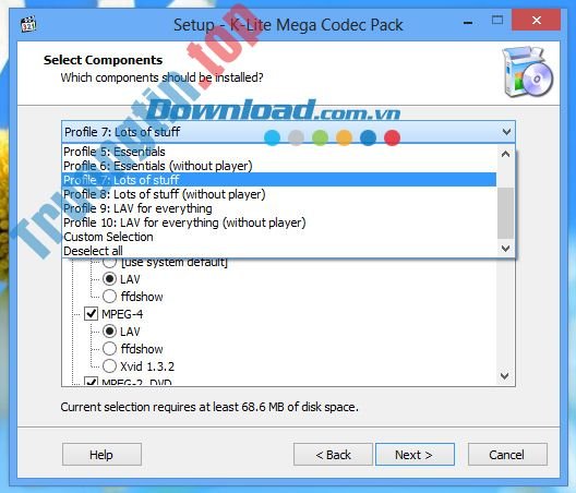 K-Lite Mega Codec Pack phiên bản mới nhất