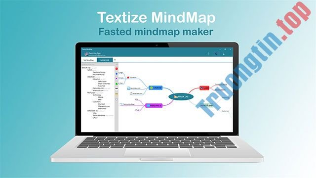 Sử dụng Textize MindMap để vẽ sơ đồ tư duy đơn giản, nhanh chóng
