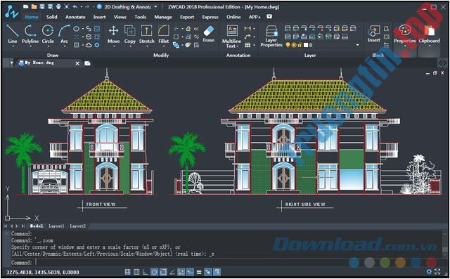 Download ZWCAD 2020 – Phần mềm vẽ kỹ thuật, vẽ CAD miễn phí