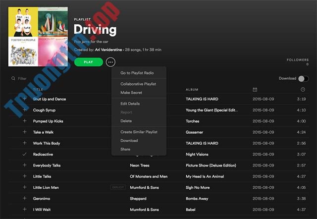 Khám phá playlist nhạc phong phú, đầy màu sắc trên Spotify