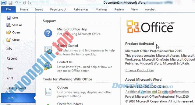 Word 2010 hỗ trợ soạn thảo văn bản