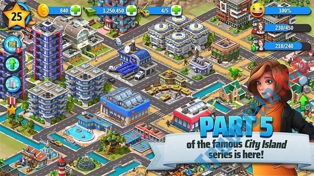 Game&nbsp;mô&nbsp;phỏng&nbsp;xây&nbsp;thành&nbsp;phố&nbsp;City&nbsp;Island&nbsp;5