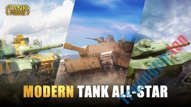 Game Tank Firing có một bố sưu tập xe tăng hầm hố