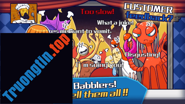 Download We Happy Restaurant cho Android ‘ 2.8.7 - Game quản lý nhà hàng quái vật 3 Biến khách hàng của bạn thành quái vật