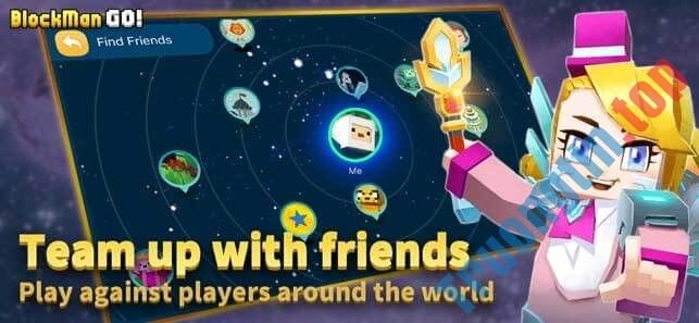 Download Blockman GO: Blocky Mods cho iOS 2.3.22 - Kho mini-game giống Minecraft cực hay 2 Lập đội cùng bạn bè khi trải nghiệm Blockman GO : Blocky Mods cho iOS
