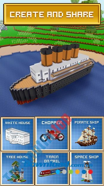 Download Block Craft 3D cho Android 2.13.28 – Game xây dựng thành phố giả lập trên Android