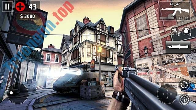 Chinh phục hàng loạt bản đồ 3D sống động trong game Dead Trigger 2