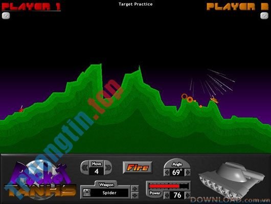 Download Pocket Tanks 1.6 – Game Chiến sĩ pháo binh – Trường Tín