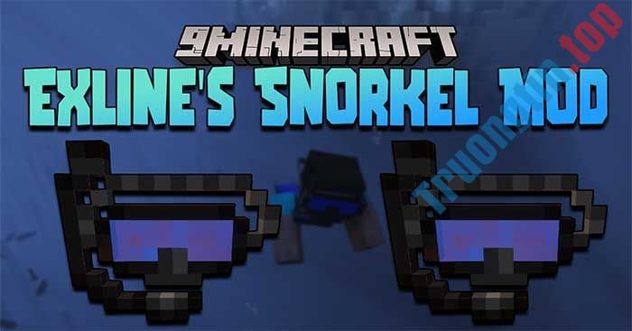 Exlines Snorkel Mod sẽ đưa vào Minecraft một thiết bị giúp bạn thở dưới nước