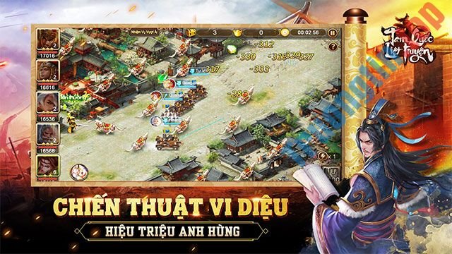 Giao diện trong game Tam Quốc Liệt Truyện