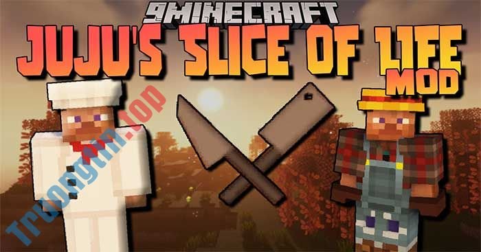 Juju's Slice of Life Mod 1.16.5 sẽ thêm vào Minecraft nhiều loại thực phẩm mới