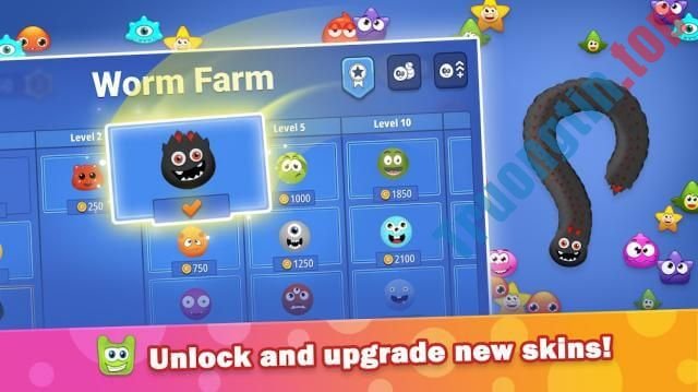 Download Worm Hunt .io cho Android 1.1.2 – Game nuôi sâu giống Slither.io