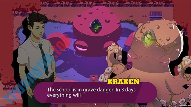 Kraken Academy!! là game nhập vai phiêu lưu trong vòng lặp thời gian 3 ngày