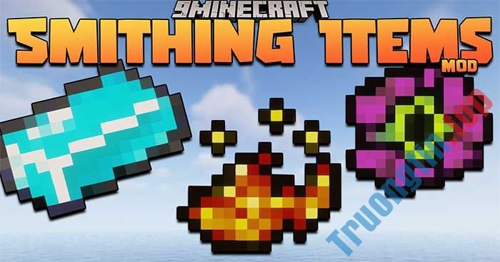 Smithing Items Mod sẽ bổ sung vào Minecraft nhiều item mới hữu ích