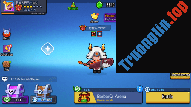 Download BarbarQ cho Android 1.0.1602 - Game hành động chiến đấu tổ đội thời gian thực 1 Chọn chiến binh và tùy chỉnh diện mạo cho họ trong game BarbarQ
