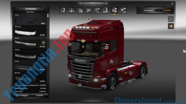 Tùy chỉnh xe tải trong Euro Truck Simulator 2