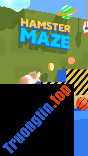 Hamster Maze cho bạn phiêu lưu trong mê cung cùng chú chuột lang dễ thương