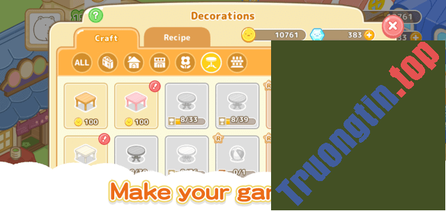 Download Sumikkogurashi Farm cho iOS 2.4.1 - Game nông trại đồ họa dễ thương 2 Vô số vật phẩm để trang trí cho trang trại