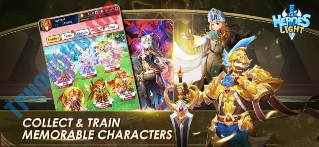 Download Idle Heroes of Light cho iOS 1.2 – Game nhập vai idle phong cách Anime