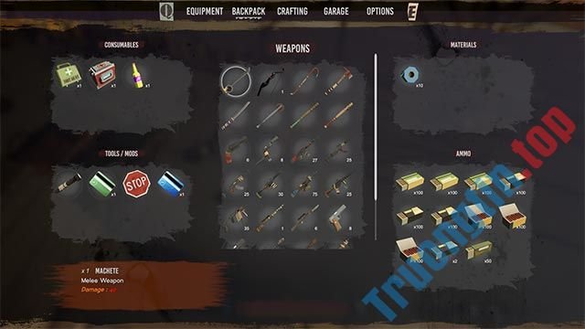 Download Terminal Earth - Game sinh tồn thoát khỏi cạm bẫy - Trường Tín 4 Thu thập tài nguyên để chế tạo vũ khí và công cụ hỗ trợ sinh tồn