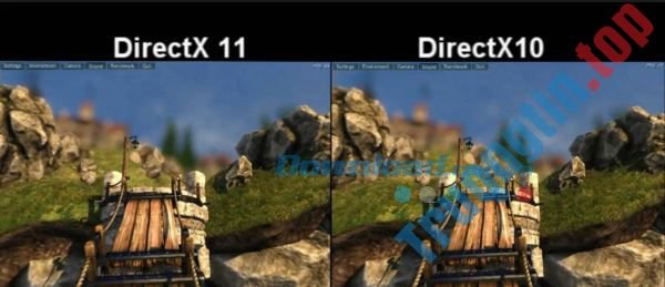 So sánh hình ảnh DirectX 10 và 11