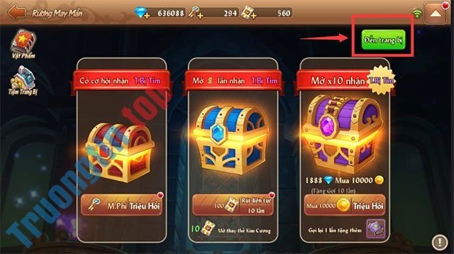 Nút&nbsp;Trang&nbsp;bị