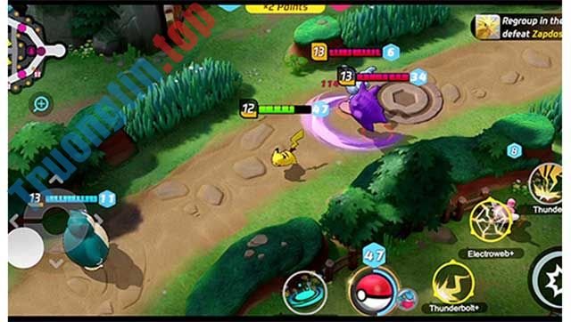 Bạn có thể hợp tác với đồng đội để đi bắt các Pokemon hoang dã