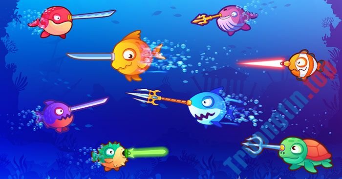 Download Fish.IO cho iOS 1.1.0 - Game io cá kiếm săn mồi hấp dẫn - Trường Tín 1 Fish.IO là một cuộc chiến sinh tồn giữa các loài cá một sừng độc đáo