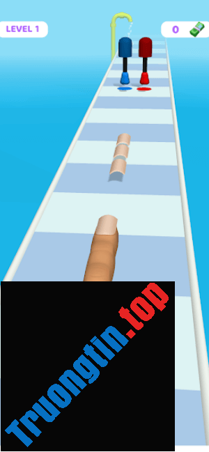 Vuốt&nbsp;ngón&nbsp;tay&nbsp;sang&nbsp;trái,&nbsp;phải&nbsp;để&nbsp;thu&nbsp;thập&nbsp;móng&nbsp;tay&nbsp;trong&nbsp;game&nbsp;Nail&nbsp;Stack&nbsp;