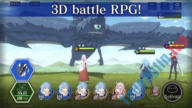 Download SLIME - ISEKAI Memories - Game Anime Về Chuyện Tôi Chuyển Sinh Thành Slime 2 Dàn nhân vật ngôi sao sẽ chiến đấu và tương tác trong thị trấn