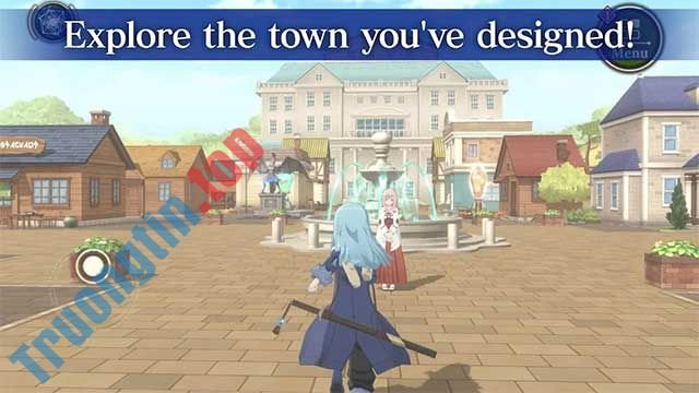 Download SLIME - ISEKAI Memories - Game Anime Về Chuyện Tôi Chuyển Sinh Thành Slime 3 Khám phá thị trấn bạn đã xây dựng và tương tác với người dân