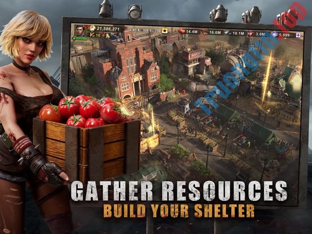 Download Doomsday: Last Survivors cho iOS 1.0.3 - Trường Tín 2 Tập hợp nguồn lực, xây dựng nơi trú ẩn