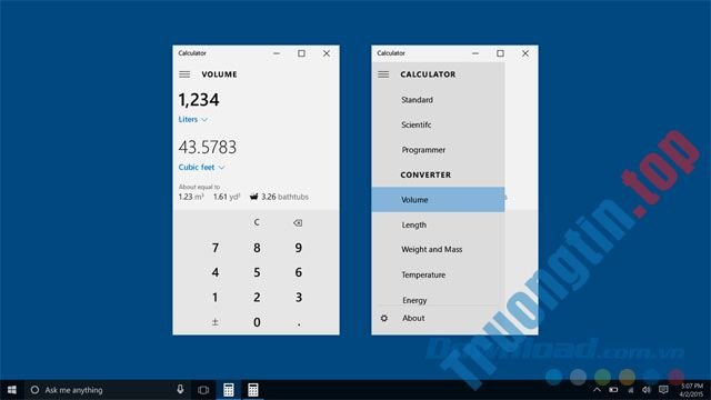 Download Windows Calculator – Ứng dụng máy tính đa năng cho Win 10 – Trường Tín