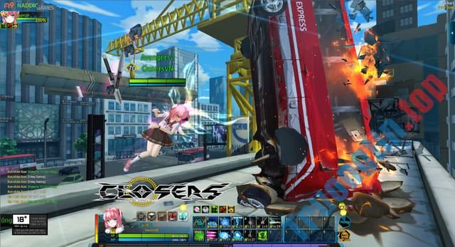 Giao&nbsp;diện&nbsp;game&nbsp;Closers&nbsp;Online