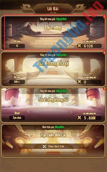 Đấu&nbsp;Trường&nbsp;Tam&nbsp;Quốc&nbsp;cho&nbsp;Android