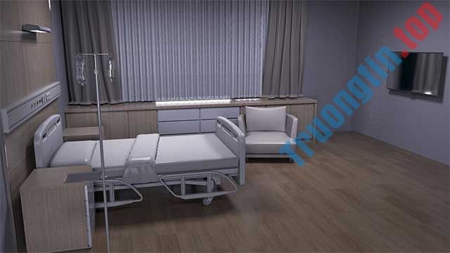 Mỗi căn phòng trong Hospital Renovator đều được thiết kế chân thực