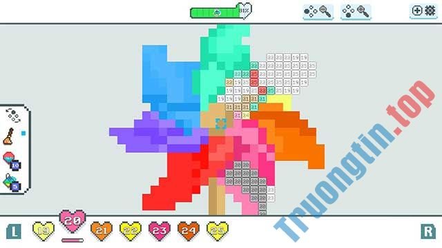 Love Colors là game tô màu theo số đầu tiên cho phép bạn chơi với nhiều người