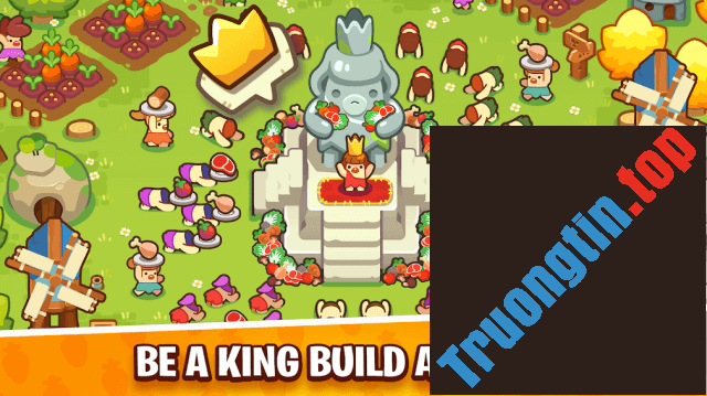Game Me is King cho bạn trở thành vua của một vương quốc trên đảo ở thời tiền sử