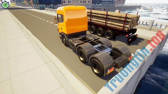 Chọn 1 trong 5 loại xe tải, xe đầu kéo khác nhau mà Crazy Truck game cung cấp
